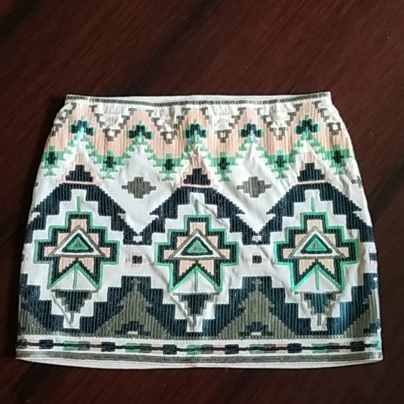 Express Dresses & Skirts - Express sequin mini skirt NWT